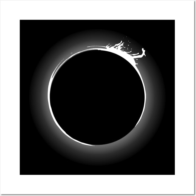 Solar Eclipse (Heptapod) Wall Art by Circulartz